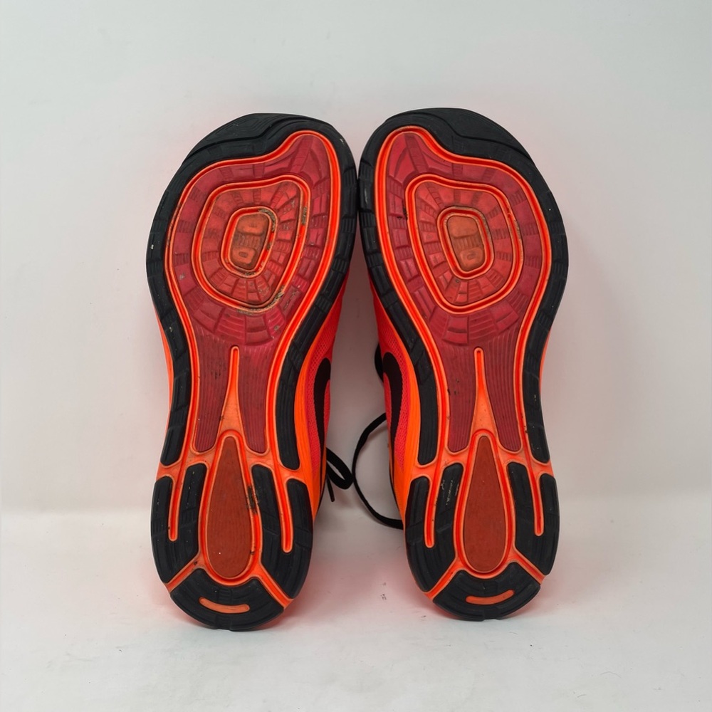 Nike Women Running Shoes Orange Black Size 9.5 - Picture 8 of 8